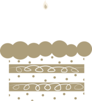 compleanno torta decorazione elemento illustrazione png