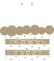 compleanno torta decorazione elemento illustrazione png