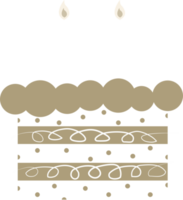 compleanno torta decorazione elemento illustrazione png