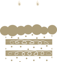 compleanno torta decorazione elemento illustrazione png