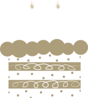 compleanno torta decorazione elemento illustrazione png