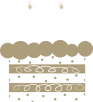 compleanno torta decorazione elemento illustrazione png