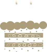 compleanno torta decorazione elemento illustrazione png