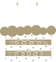 compleanno torta decorazione elemento illustrazione png