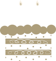 compleanno torta decorazione elemento illustrazione png