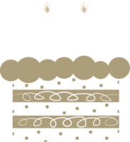 compleanno torta decorazione elemento illustrazione png