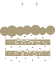 compleanno torta decorazione elemento illustrazione png