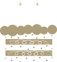 compleanno torta decorazione elemento illustrazione png