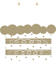 compleanno torta decorazione elemento illustrazione png