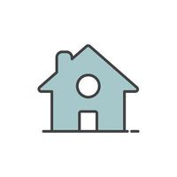 house icon vector illustration logo template for many purpose. Isolated on white background.