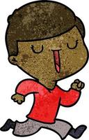Vector man character in cartoon style