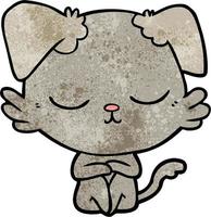 Vector dog character in cartoon style