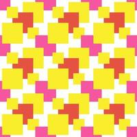 Geometric squares,seamless pattern on white background. vector