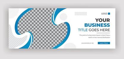 Creative Corporate real estate social media cover design template, Business social media cover or web banner design layout, vector