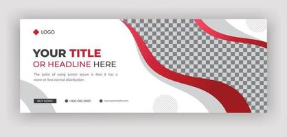 Creative Corporate real estate social media cover design template, Business social media cover or web banner design layout, vector