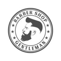 barbershop logo icon and vector