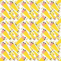 Yellow lighters,seamless pattern on white background. vector