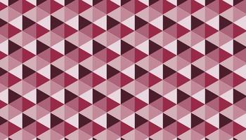 Abstract Red Geometric Hexagon Shapes Seamless Background vector