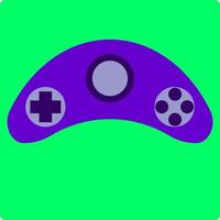 Gaming controller, illustration, vector, on a white background. vector