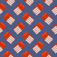 Red books , seamless pattern on a blue background. vector