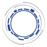 circular lens frame vector