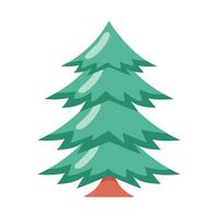 pine tree plant forest vector