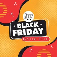 black friday special offer vector