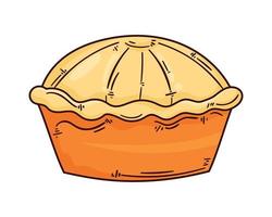 thanksgiving sweet pie vector