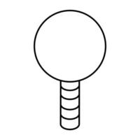 A unique design icon of lollipop vector