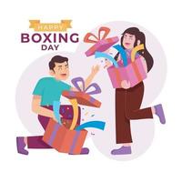 Boxing Day Celebration vector