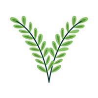 branches with leafs vector