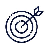 target and arrow vector