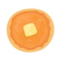 pancake and butter vector