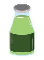 bottle of juice beverage vector