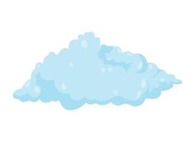 clima de nubes suaves vector