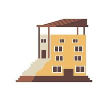 house on white background vector