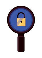 cyber security system vector