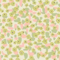 Vector small ditsy flower illustration seamless repeat pattern