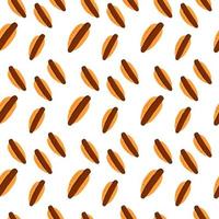 Hot dog wallpaper, illustration, vector on white background.