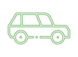 car neon transport vector