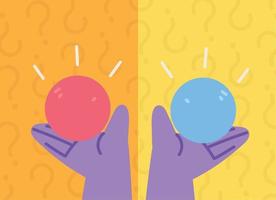 confusion difficult choice vector