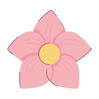 icono de flor de sakura vector