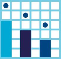 Analytics test, illustration, vector, on a white background. vector