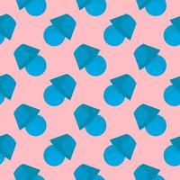 Little blue lamp,seamless pattern on pink background. vector