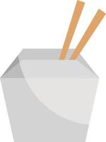 Chinese food, icon illustration, vector on white background