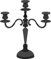 Candelabra, illustration, vector on white background