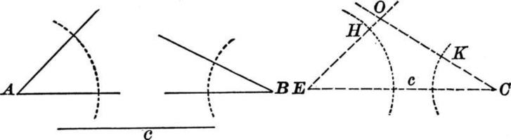 Side Of The Triangle, vintage illustration. vector