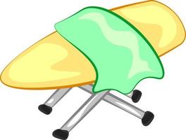 An ironing table, vector or color illustration.