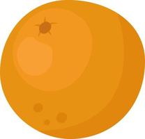 Sweet orange, illustration, vector on a white background.