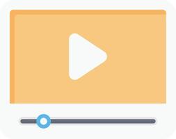 video player vector illustration on a background.Premium quality symbols.vector icons for concept and graphic design.